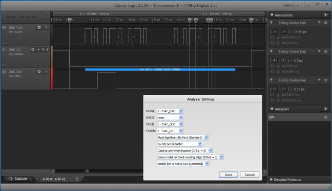 Testing SPI communications