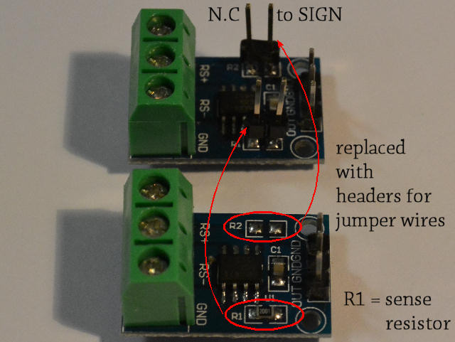 modified breakout board